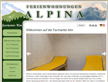 Tablet Screenshot of fewo-farchanter-alm.de